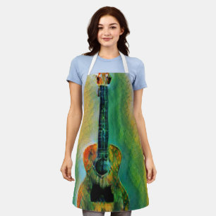 Cute Bass Guitar Apron