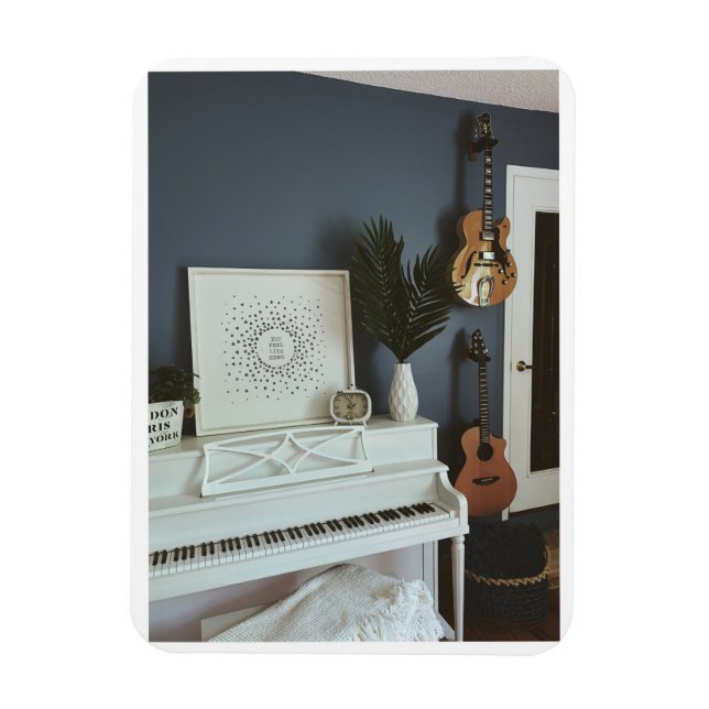 Cute Bass Guitar Magnet (Vertical)