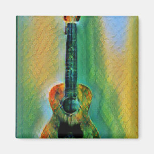 Cute Bass Guitar Magnet
