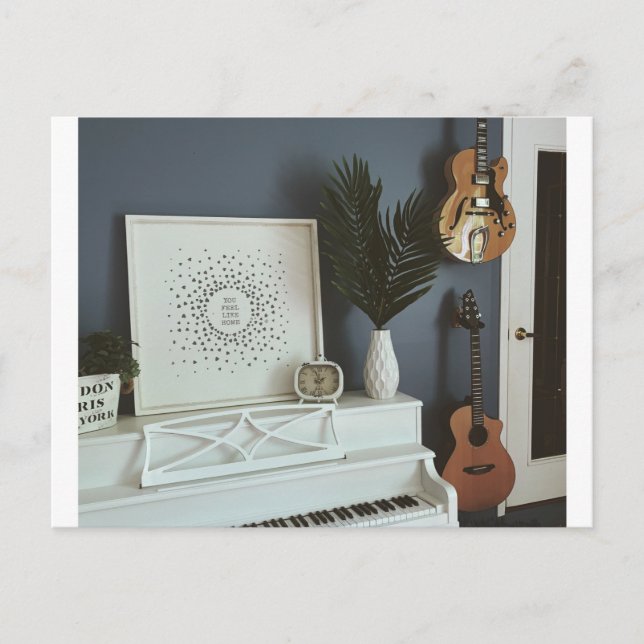 Cute Bass Guitar Postcard (Front)