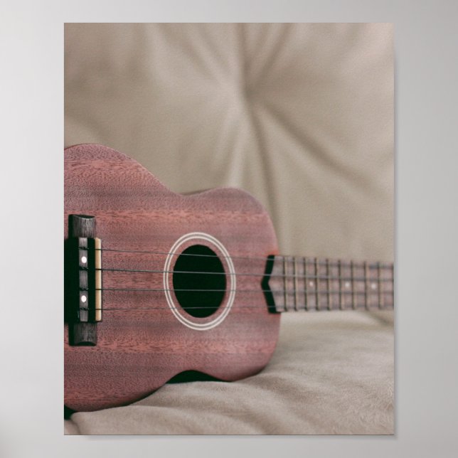 Cute Bass Guitar Poster (Front)