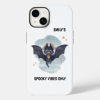 Cute Bat Custom Name Halloween Spooky Vibes