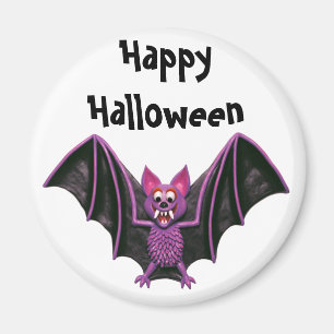 Cute Bat Halloween Party Magnet
