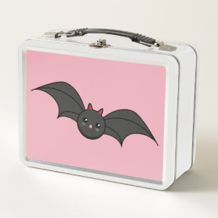 Cute Bat Metal Lunch Box