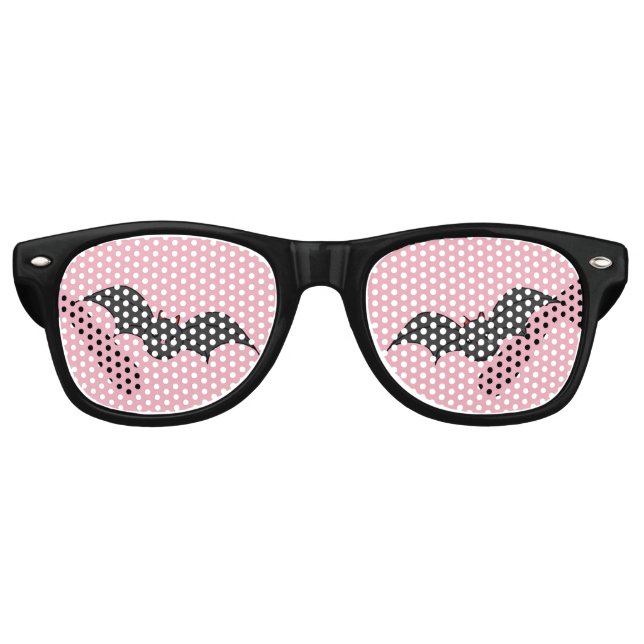 Cute Bat Retro Sunglasses (Front)