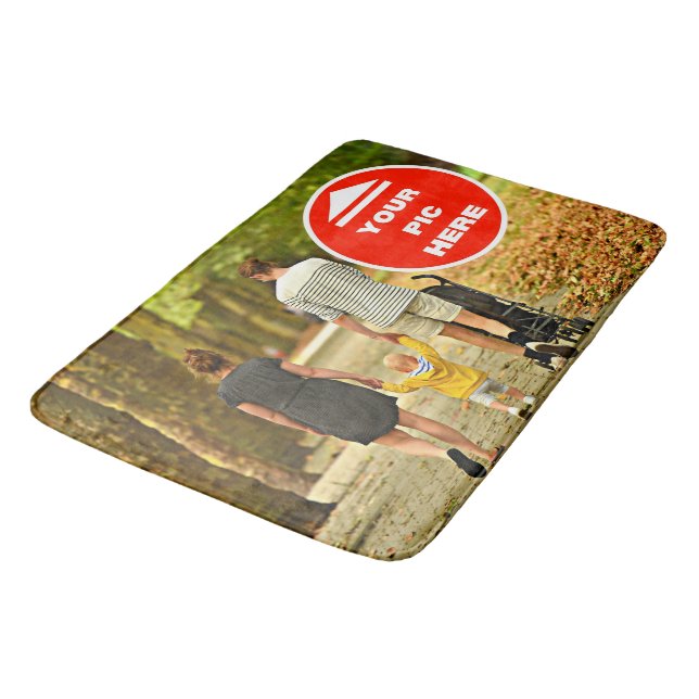 Cute! Bath Mat- Personalised - Large Mat (Angled)