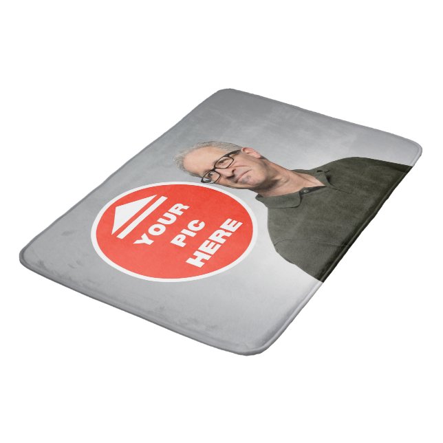 Cute! Bath Mat- Personalised - Large Mat (Angled)