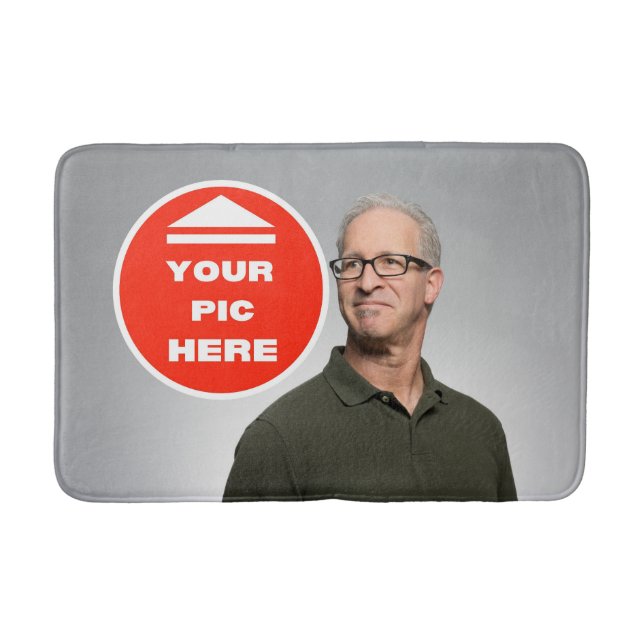 Cute! Bath Mat- Personalised - Medium Mat (Front)