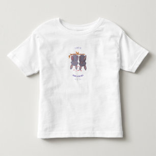 Cute Bats Couple Love Cute Animal Valentine Art Toddler T-Shirt