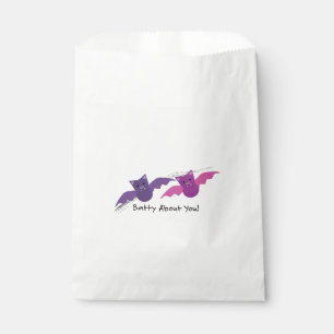 Cute Batty About You Bats Favour Bag