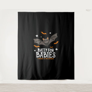 Cute Batty For Babies Labor And Delivery Nurse Hal Tapestry
