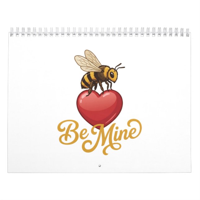 Cute Be Mine Honeycomb  Calendar (Cover)