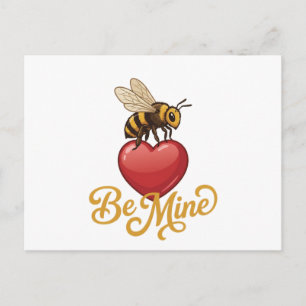 Cute Be Mine Honeycomb  Postcard