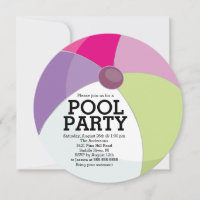 Cute Beach Ball Pool Party