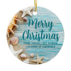 Cute Beach Company Seashell Personalised Christmas