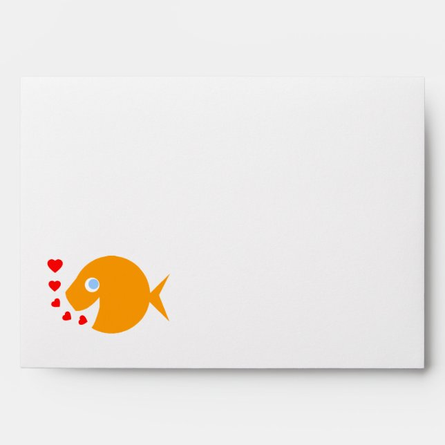 Cute Beach Destination Wedding Invitation Envelope (Front)