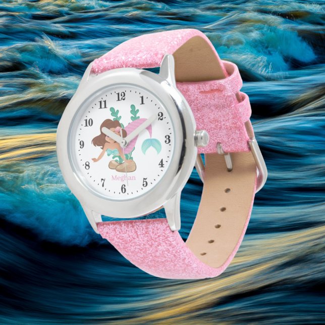 cute beach mermaid lovers add name girl kids  watch (Creator Uploaded)