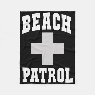 Cute Beach Patrol Dad Scu Swim Trip Surfing Vacati Fleece Blanket