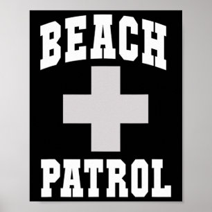 Cute Beach Patrol Dad Scu Swim Trip Surfing Vacati Poster
