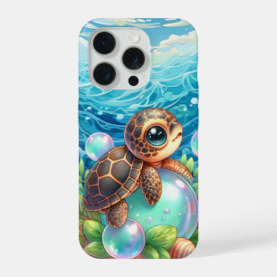 Cute beach sea turtle iPhone 15 pro case