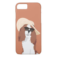 Cute Beach Vacation Cavalier King Charles Spaniel