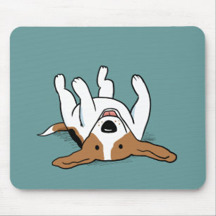 Cute Beagle Cartoon Dog Mouse Pad