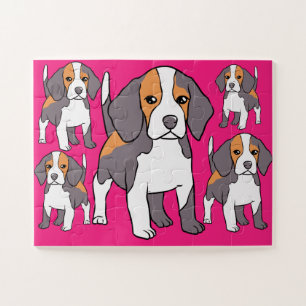 Cute Beagle Dog Breed Thunder_Cove Jigsaw Puzzle