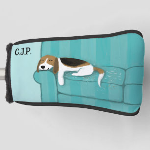 Cute Beagle Dog Lover Custom Golf Head Cover
