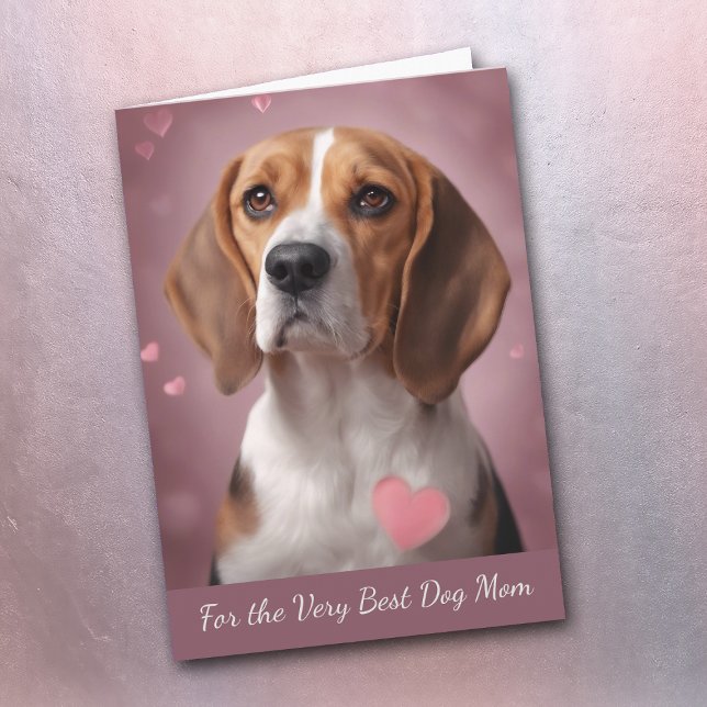 Cute Beagle Hound Dog You Make My Tail Wag Holiday Card (Creator Uploaded)