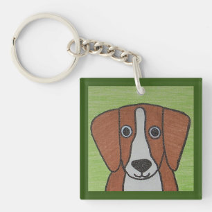 Cute Beagle Keychain