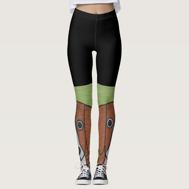 Cute Beagle Leggings (Front)