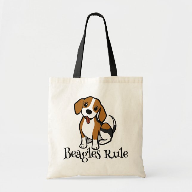 Cute Beagle Lover Gift Puppy Dog  Tote Bag (Front)