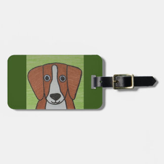 Cute Beagle Luggage Tag