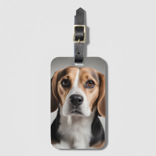 Cute Beagle Luggage Tag