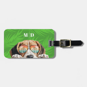 Cute Beagle Luggage Tag