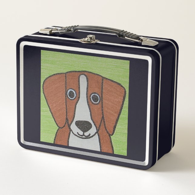 Cute Beagle Lunchbox (Front)