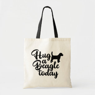 Cute Beagle Puppy Dog Gift - Hug A Beagle Lover Tote Bag