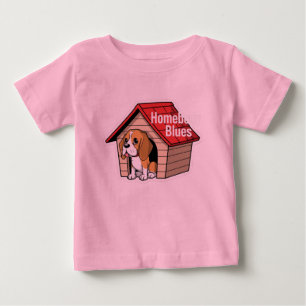 Cute Beagle Puppy Dog Home House Cartoon Mascot Lo Baby T-Shirt