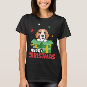Cute Beagle Santa Dog Lovers Merry Christmas Xmas  T-Shirt