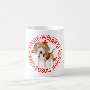 Cute Beagle, Sloppy Kisses Coffee Mug