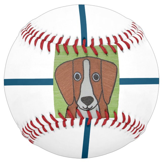 Cute Beagle Softball (Front)