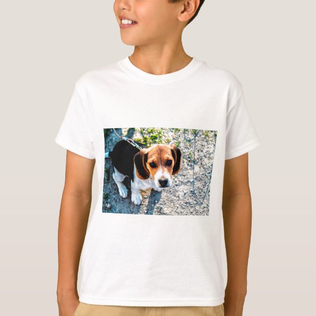 Cute Beagle T-Shirt (Front)