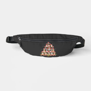 Cute Beagles Christmas Tree Dog Santa Xmas Tee Fun Bum Bags