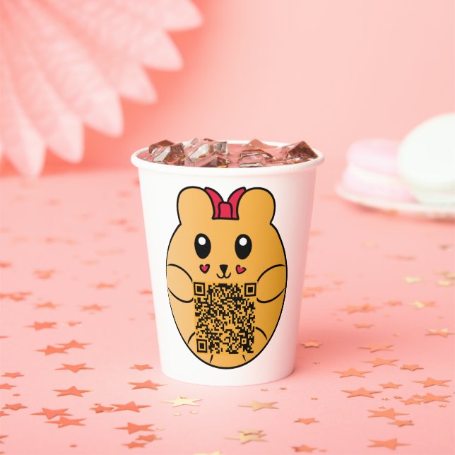 Cute bean paper cups (Insitu)