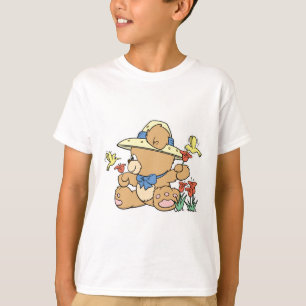 Cute Bear and Hummingbirds T-Shirt