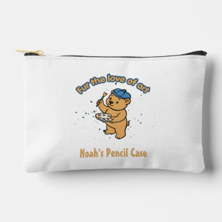 Cute Bear Artist Kids' Pencil Case Accessory Pouch