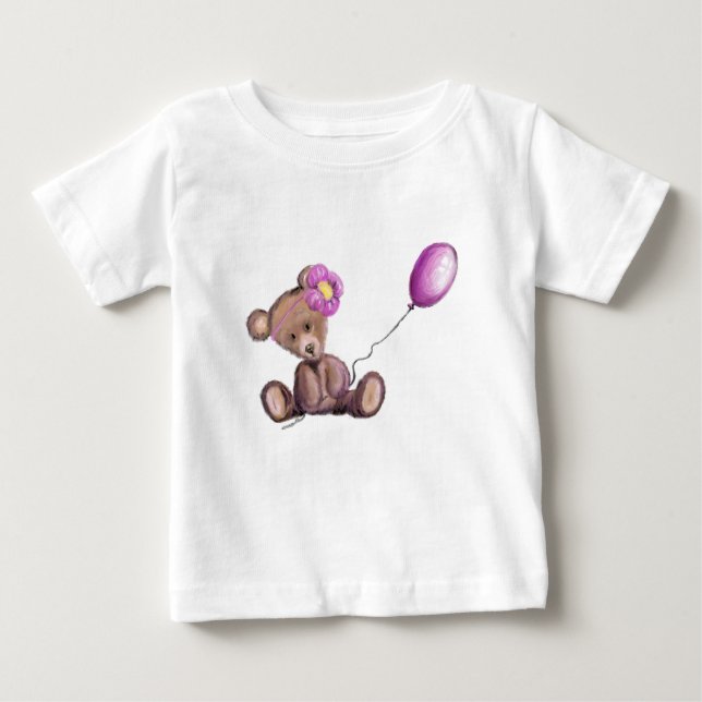 Cute Bear Baby T-Shirt (Front)