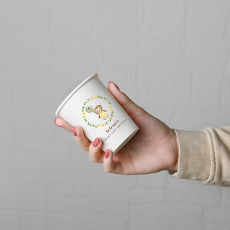 Cute Bear Birthday Paper Cups