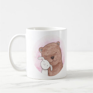 Cute Bear & Bunny Love Couple Mug Animal mug