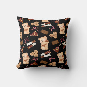 Cute bear & chocolate cushion